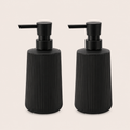 The Ribbed Glass Dispenser Duo