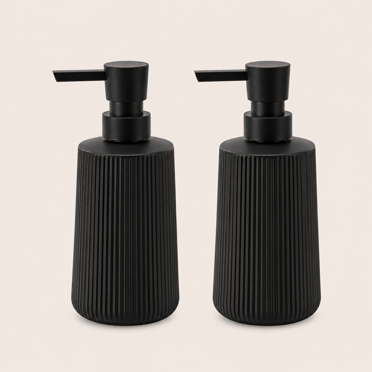 The Ribbed Glass Dispenser Duo