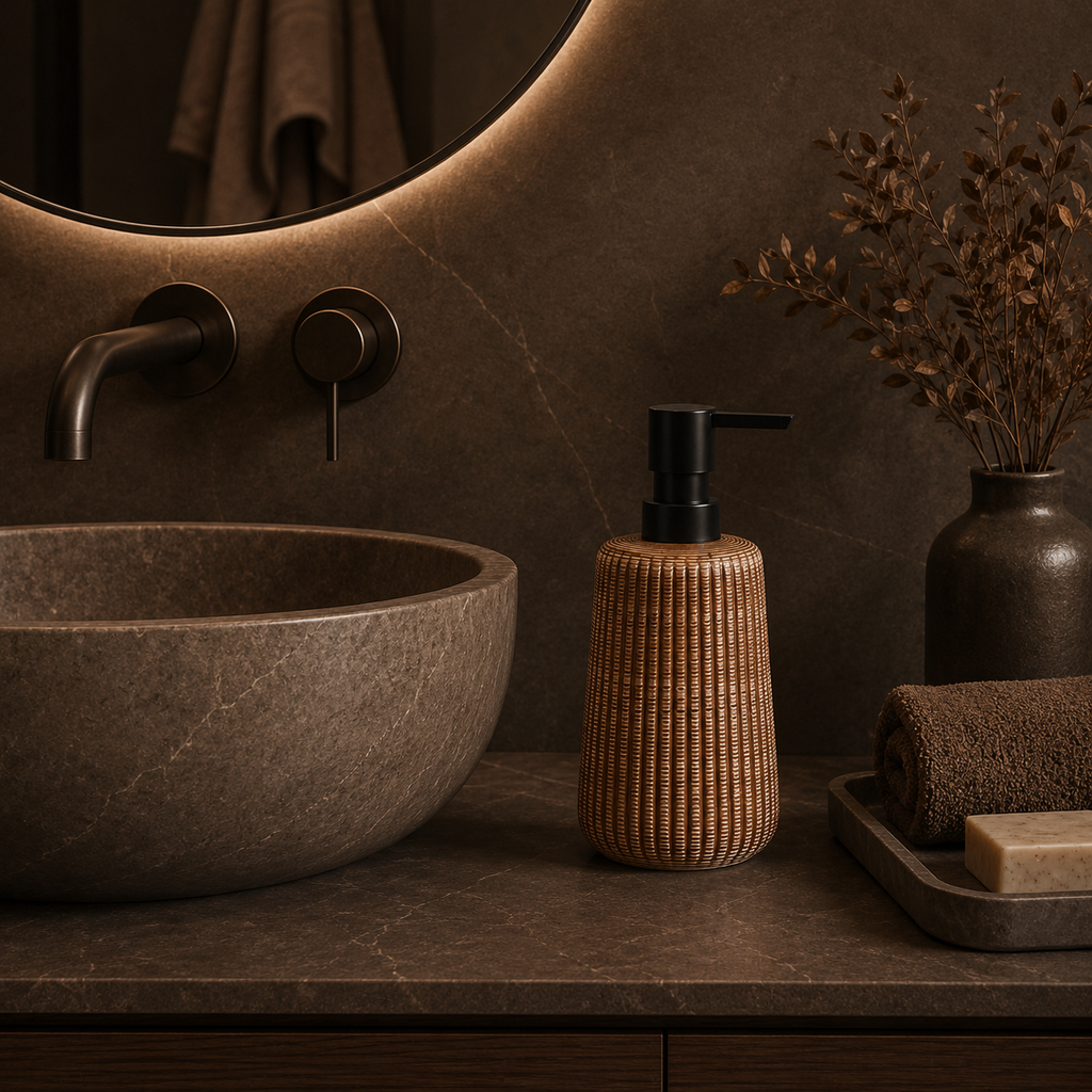 The Sorrento Ceramic Soap Dispenser