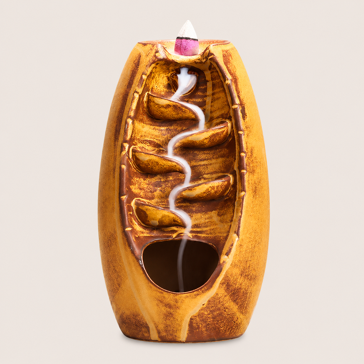 Cascade Ceramic Incense Burner