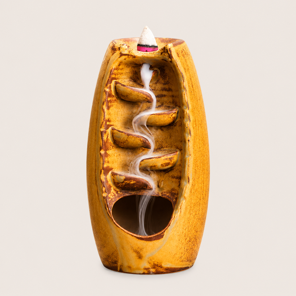 Cascade Ceramic Incense Burner