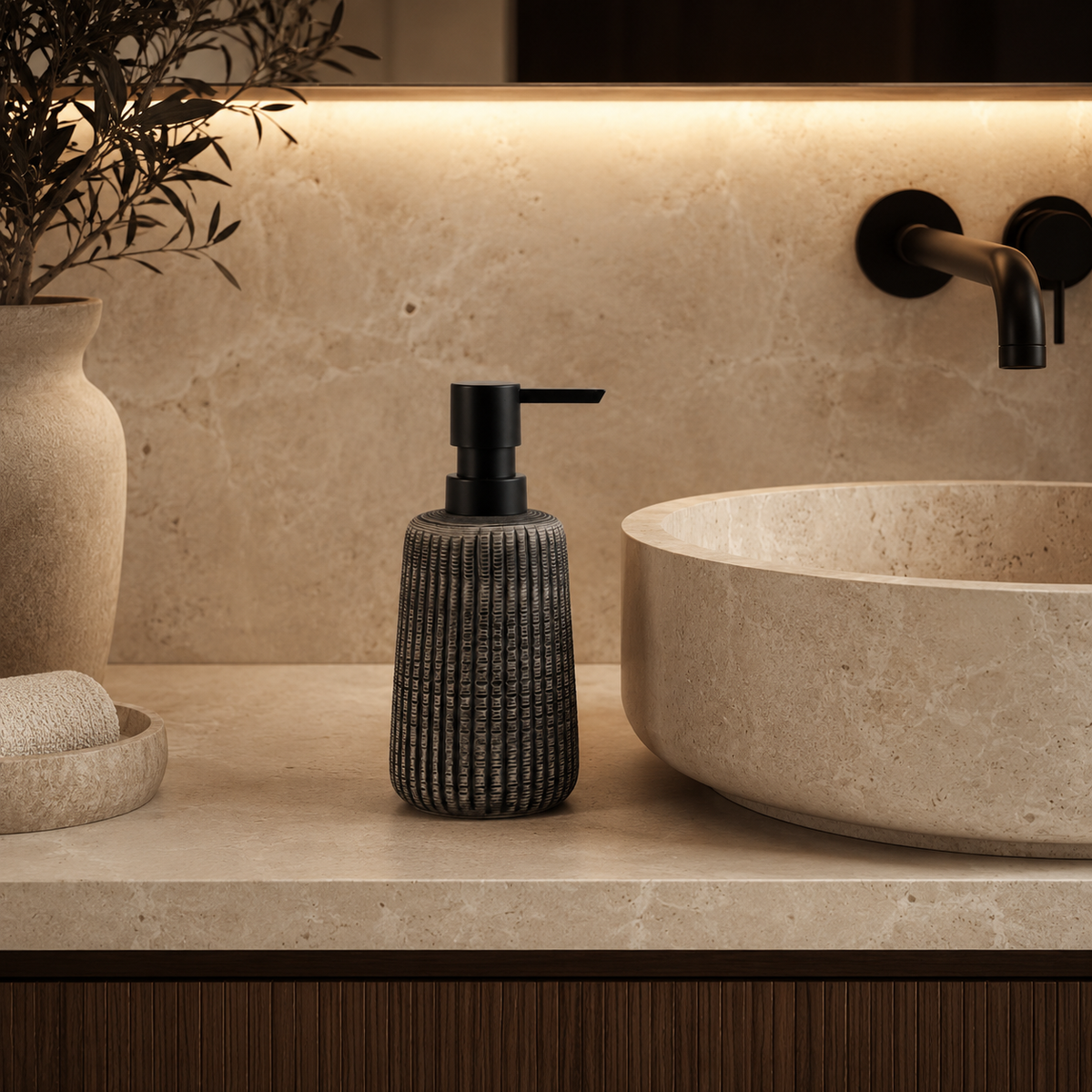 The Sorrento Ceramic Soap Dispenser